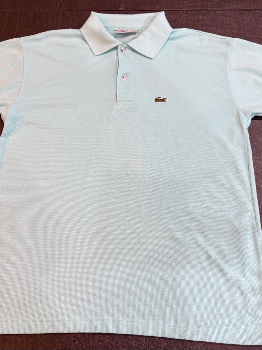 Lacoste Men's Mint Green Short-Sleeve Cotton Polo Sz L